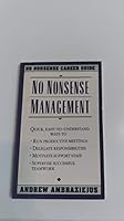 No Nonsense Management 0681414030 Book Cover