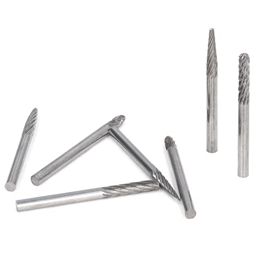 Set de 20 fresas de carburo de tungsteno con mango 1/8 pulg miniatura 7