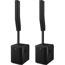 Electro-Voice Evolve 90 Powered 18" Bluetooth-Enabled Subwoofer and 70/90 Portable PA Column Array Kit with Pole and Bag Black Pair