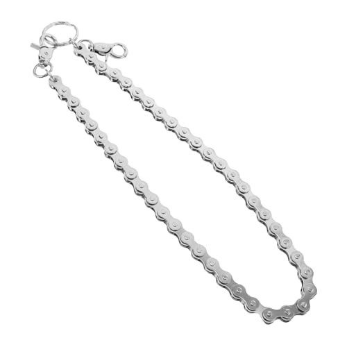 Cadena para pantalones vaqueros de hombre accesorio de metal brillante estilo americano de colgar