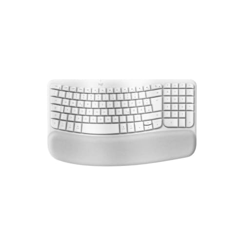 Logitech Wave Keys Wireless Ergonomique Keyboard - DEU QWERTZ