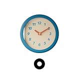 GLigeT Orologio da parete con copertura silenziosa, semplice, moderno e carino, versatile, alimentato a batteria Orologio Cucina