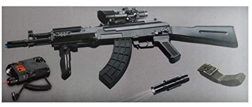 Image of AK 47 Electric Burst Gun Toy for Kids - AK47 Venom Boa with 3 Modes, High Precision Shot Water Bullet Automatic Gun Toy