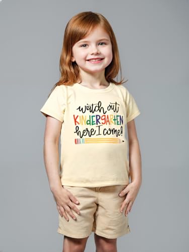 Image of First Day of Kindergarten Shirt First Day of School Gifts for Kids Kindergarten Shirts for Girls T-Shirt Top