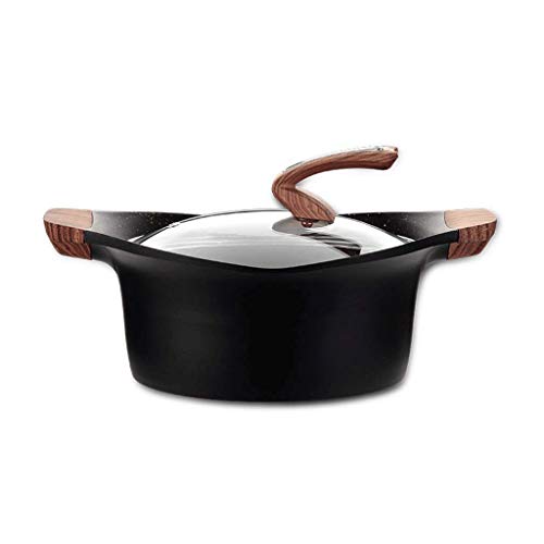 Marmite à Soupe, épaissie Non fumée Non Stick Pot, Double Oreille Hot Pot, Non bâton marmite à Soupe, Cuisine ou Salle à Manger Accueil Pot Wok
