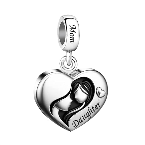 Mother Daughter Mom Women Bead Charms Compatible with Pandora Bracelets Christmas Halloween
