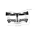 Milisten Adult Adjustable Sports Nose Guard Clear Protective Facial Mask for Basketball Soccer and Baseball Enhanced Coverage Protection and Clear