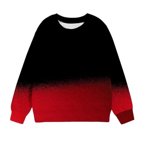 Girls Color Block Sweatshirts Crew Neck Long Sleeve Pullover Tops Casual Fleece Preppy Clothes3