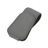 Yezunap Magnetic Leather Car Sunglass Holder for Rivian R2 2026, Premium No-Scratch Visor Glasses Clip, One-Hand Operation Elegant Grey