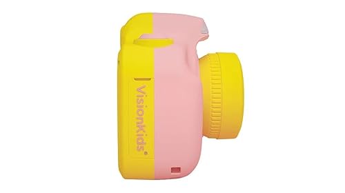 VisionKids ビジョンキッズ 【日本正規代理店】HappiCAMU T3 Plus ハピカムT3 トイカメラ 子供用カメラ 4900万画素 ビデオ 3/inIPSタッチスクリーン キッズカメラ 自撮り wifi 日本語説明書 プレゼント (Pink)