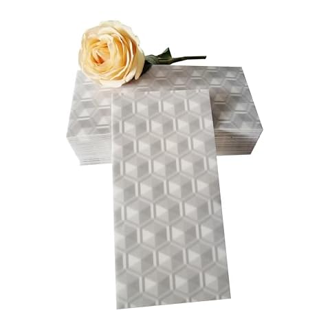 Show Colour 32 Sheets Peel and Stick Backsplash Marble Look Tiles 3.94"X7.88" Colorful Self Adhesive Wall Tile Back Splashes for Kitchen Bathroom(32, Grey) Cover