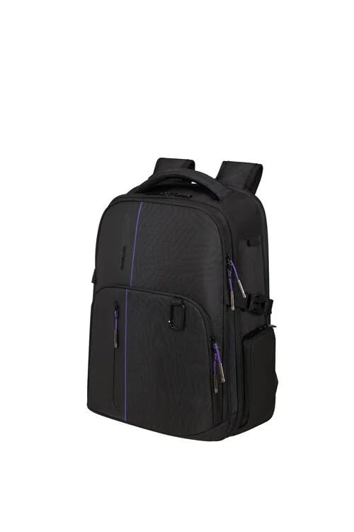 Image of Samsonite BIZ2GO 15.6 Inch Laptop Backpack for Men & Women | Durable Water-Resistant Daytrip Bag with Smart Organiser- Purple