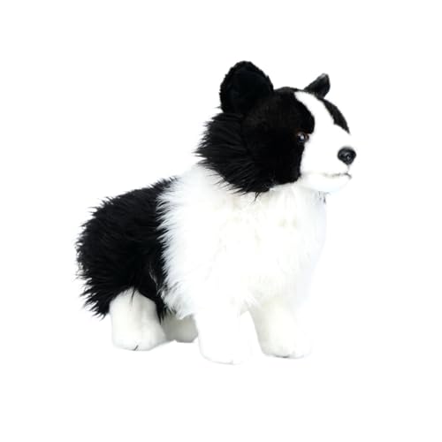 Poupée d'animal de chien de berger en peluche douce et finitions réalistes