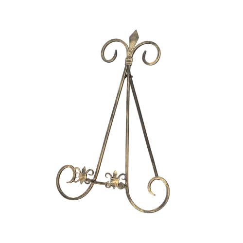 Deco 79 Metal Scroll Display Easel Tabletop Stand