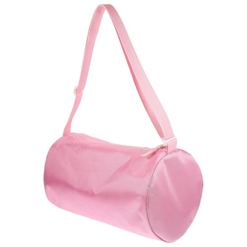 Dance Bag for Girls - Cute Duffle Crossbody Bag, Ballet Dance Shoulder Bags with Zipper, Pink Travel Storage Purse 12.5 x 7 inch
