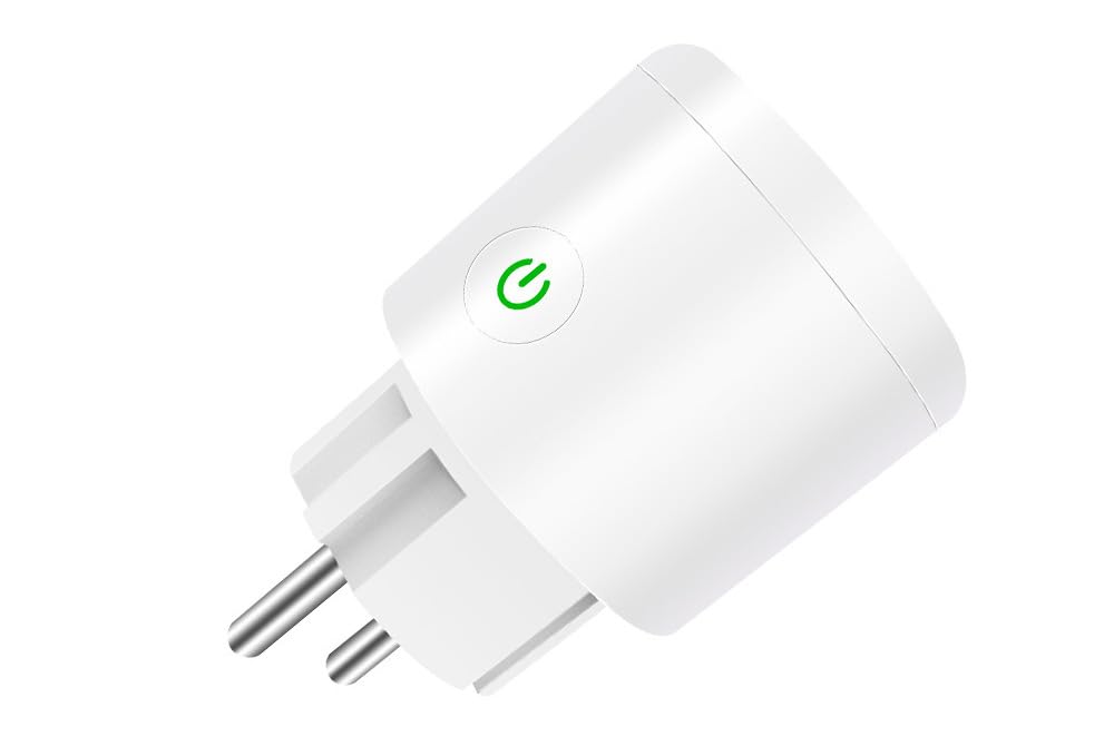 Zigbee WiFi Smart Plug Outlet Compatible with Alexa Google Assistant SmartThings IFTTT ZigBee Hub Required EU 20A