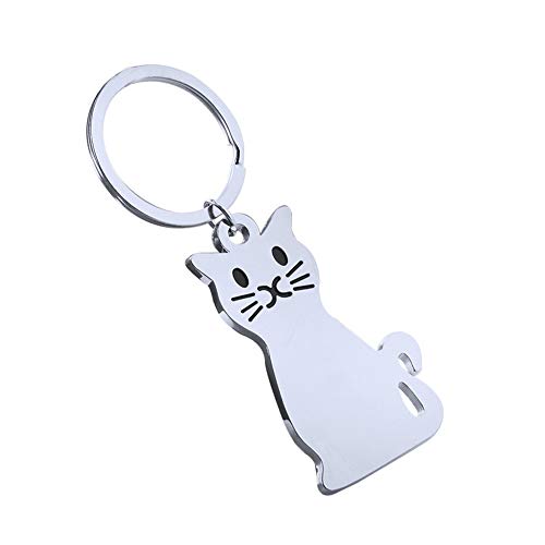Preisvergleich Produktbild DaoRier Schlüsselanhänger Tiere Katze Brieftasche Ornamente Schlüsselhalter Schlüsselbund Schlüssel Schnalle