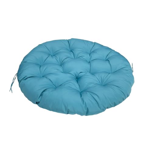 Cojín azul pavo real para columpios y terrazas uso en interiores y exteriores de felpa 2