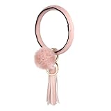 Healvian 1 Pieza llavero school bag pack escolar maletín escolar keyring borlas bolsillo pulseira accesorio brazalete key ring cartera escolar titular de la pulsera de borla aleación rosa