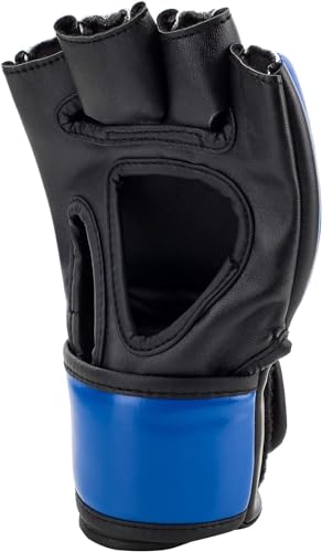 UFC MMA 5oz Sparring Gloves, Color- Blue, Size- S/M - Image 4
