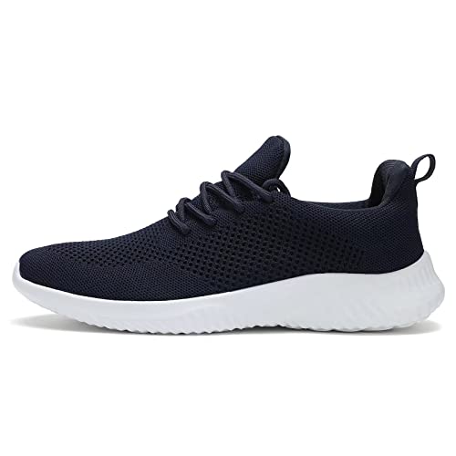 Image of Wrezatro Men's Slip on Walking Shoes Ultra Light Breathable Non Slip Running Shoes Casual Fashion Sneakers Mesh Workout Sports