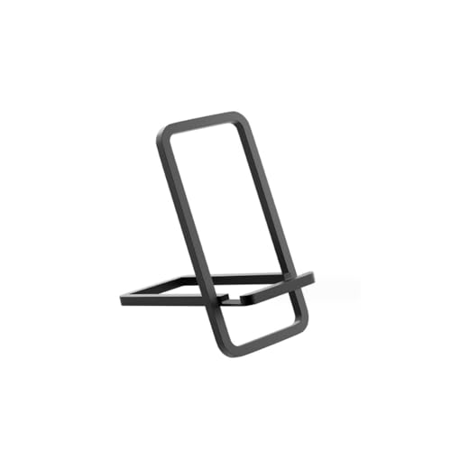 ARFUKA Handy Ständer Faltbarer Handy Halterung Handyhalter Dünne Handyhalterung Tisch Halter für Alle Smartphone Schwarz