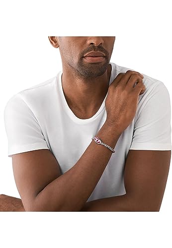 Diesel Herrenarmband in 2 Farben aus Edelstahl mit Karabinerverschluss – Ansicht 3