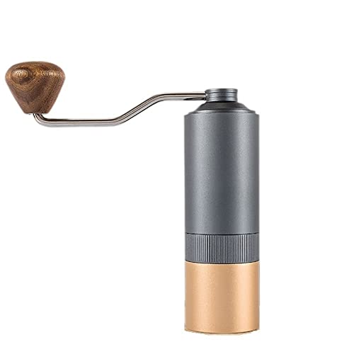 XinQt KF502 Manuelle Kaffeemühle Espresso Kaffeemühle Hohe Qualität Aluminiumlegierung Kaffeemühle mit Kaffee Löffel Set