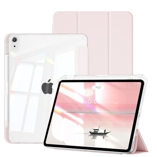 Hülle für iPad 11 transparent rose protège votre tablette au quotidien