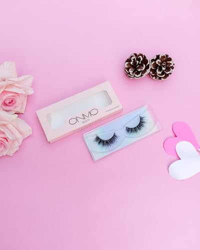 Image of Beauty False Eyelash For Women-Natural & Lightweight Faux Mink Fake Eyelashes /Long Lasting Eye Makeup Lash 5D / Soft & Comfortable Black Reusable Cat Eye Lashes -Fluttery & Wispy (Peaches 12)