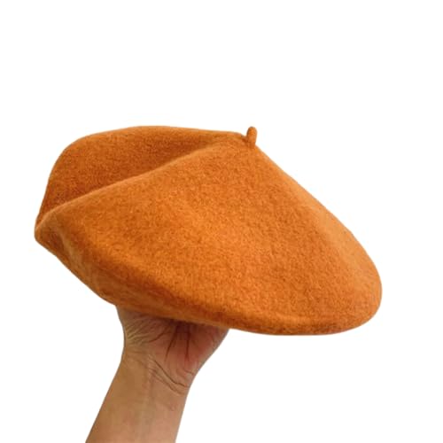Chapeau de peintre en forme de citrouille : le béret femme des sorties urbaines