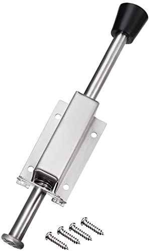 XYWHPGV Stainless Steel Brushed Easy-Step Door Stop Spring Loaded Lock 200mm Length(85140 4a856 10da2 423d0 b25bc 1e8b0
