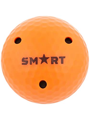 Smart Hockey Off-Ice Stick Handling/Training Ball - Official Puck Weight - 6 oz. (Bright Orange)
