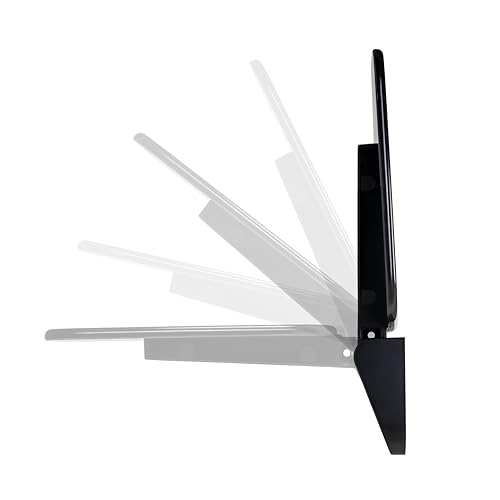 Siège de douche mural pliable noir pour salle de bain - 6