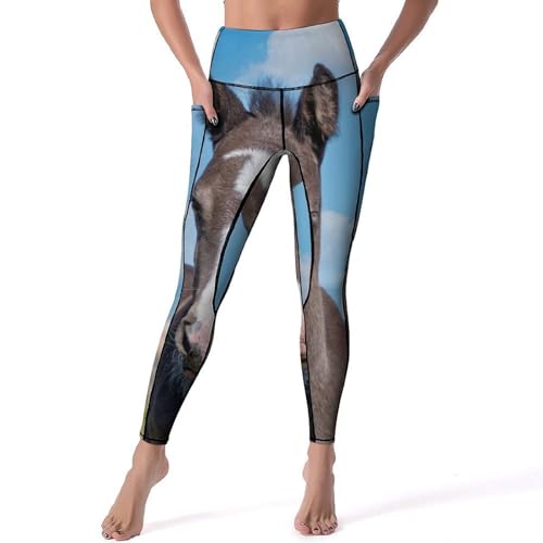 Legging de sport femmes anti glissement taille haute pour fitness et yoga S