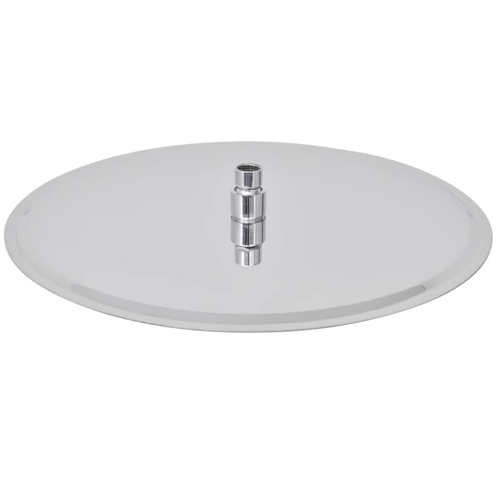 LAPOOH Cabezal de Ducha Efecto Lluvia 2 uds, Rociador Ducha, Ducha Lluvia, Alcachofa Ducha, Duchas De Baño Alcachofa Lluvia, Recambios Columna Ducha, Acero Inoxidable Ø 40 cm