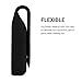 kwmobile 2X Clip Holders Compatible with Xiaomi Mi Band 7/6 / 5/4 - Clip-On Holder Replacement Set - Black/White