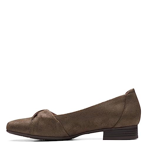 Clarks Clarks Women's Tilmont Dalia Ballet Flat, Bronze Metallic Textile, 6 Medium US