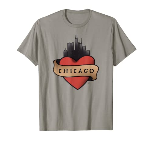 Camiseta Chicago - I love Chicago - Chi-town - IL - Skyline Camiseta