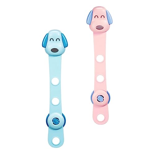 Toyvian 2 Pezzi Blocco a mano anti-clip cassetto che fa i primi passi Blocchi del gabinetto per serrature dell'armadio serratura dell'armadio in plastica ass. ambientale