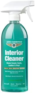 Interior Cleaner, Carpet Cleaner, Seat Cleaner, Fabric Cleaner, 16.9 Fl oz. Cleans Carpets, Seats, Leather, Upholstery and Vinyl, Aircraft Quality for your Car Boat RV Meets Boeing and Airbus Specs