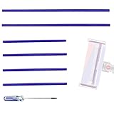 Plush Felt Strips Replacement for V6 V7 V8 V10 V11 Soft Roller Head– 6 Pcs Vacuum Roller Felt Strip Kit with Screwdriver