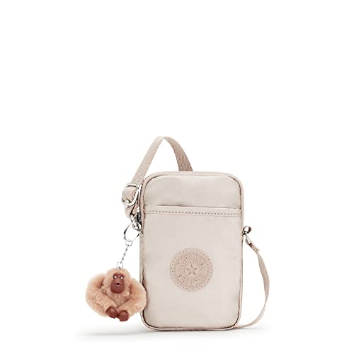Kipling Bolsa transversal para celular Tally, Quartzo metálico, tamanho nico