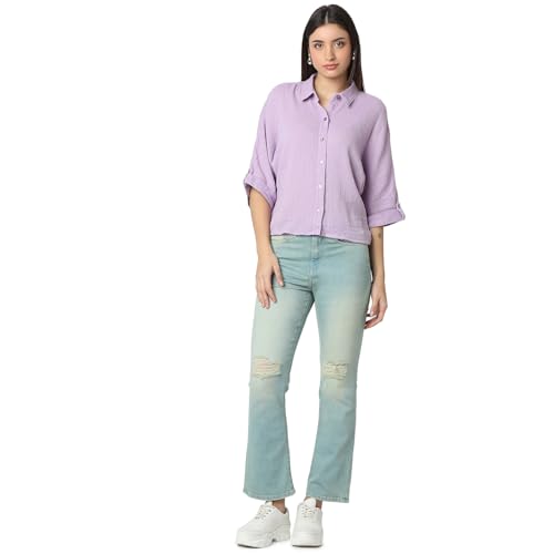 Image of Spykar Women's Regular Fit Shirts