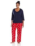 Nautica Sleepwear Women's Plus-Size Flannel Boat Tree St