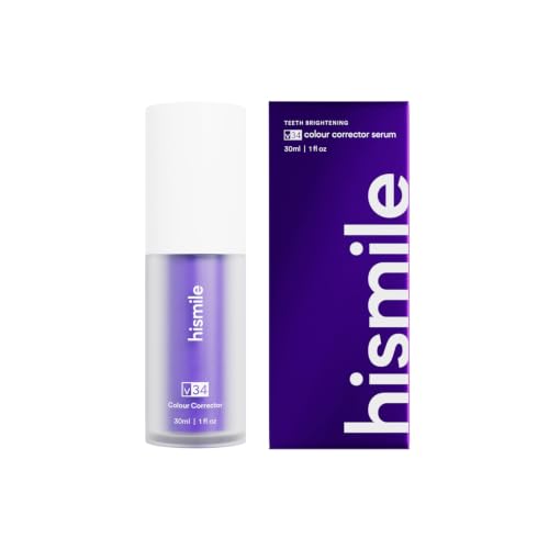 Correcteur teinte Hismile v34 dentifrice mauve anti-taches