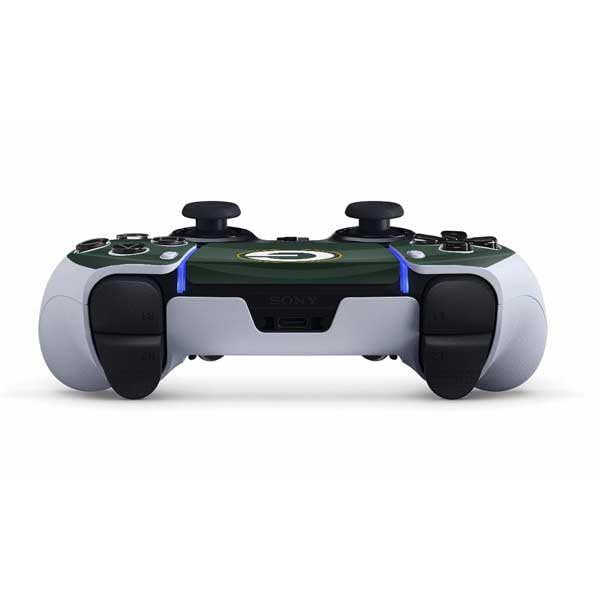 Skinit Decal Gaming Skin Compatible with PS5 DualSense Edge Pro Controller - Officially Licensed NFL Green Bay Packers Double Vision Design