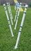 Weave-Poles Dog Agility Stick in The Ground Outdoor Set of 6