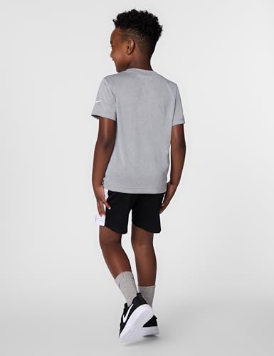 Image of Nike Boys' Dri-FIT Swoosh Logo T-Shirt and Mesh Shorts 2-Piece Outfit Set
