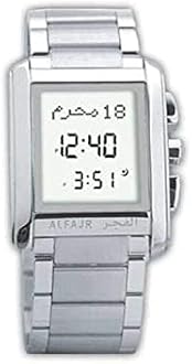 Alfajr Classic Watch with Folding bracelet for men/Digital WS-06S - Grey
